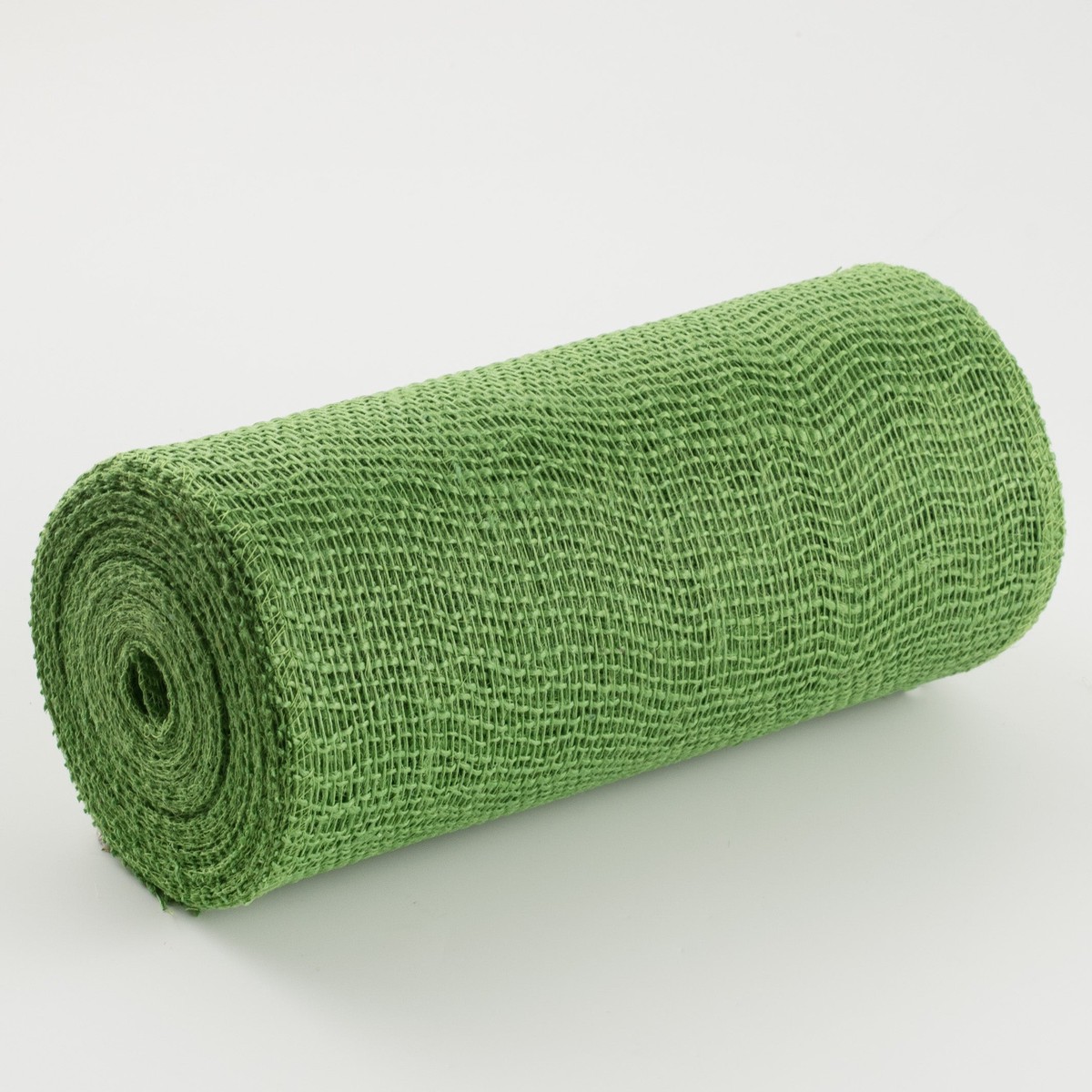 10" Jute Net Burlap Ribbon: Lime Green (10 Yards)