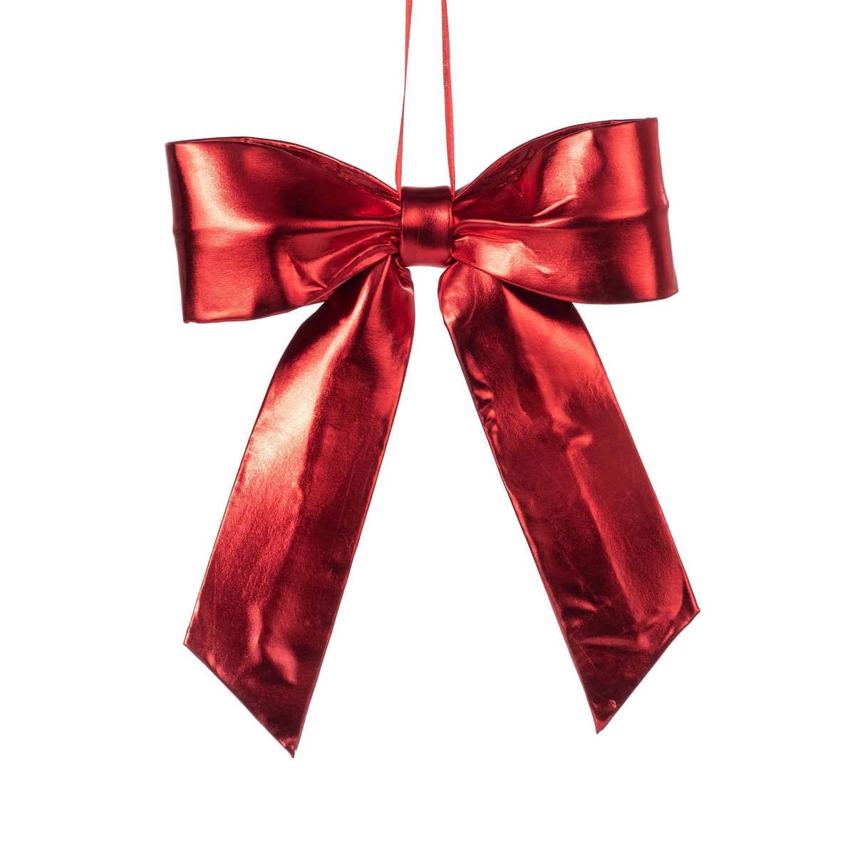 10" x 12" Metallic Pre-Made Bow: Red
