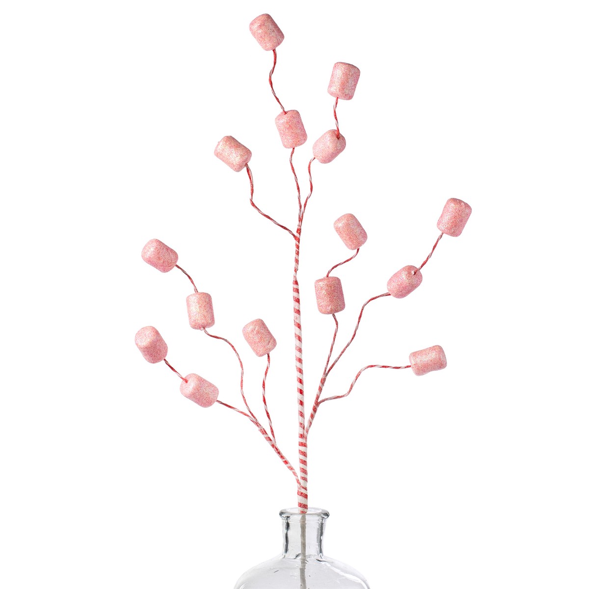 29" Glitter Marshmallow Spray: Pink