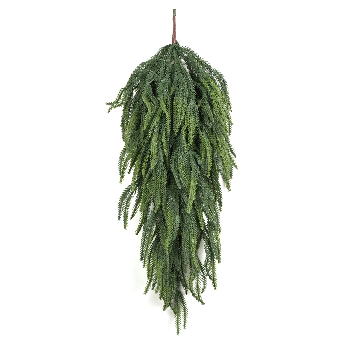 32" Real Touch Norfolk Pine Teardrop Swag: Evergreen (45 Tips)