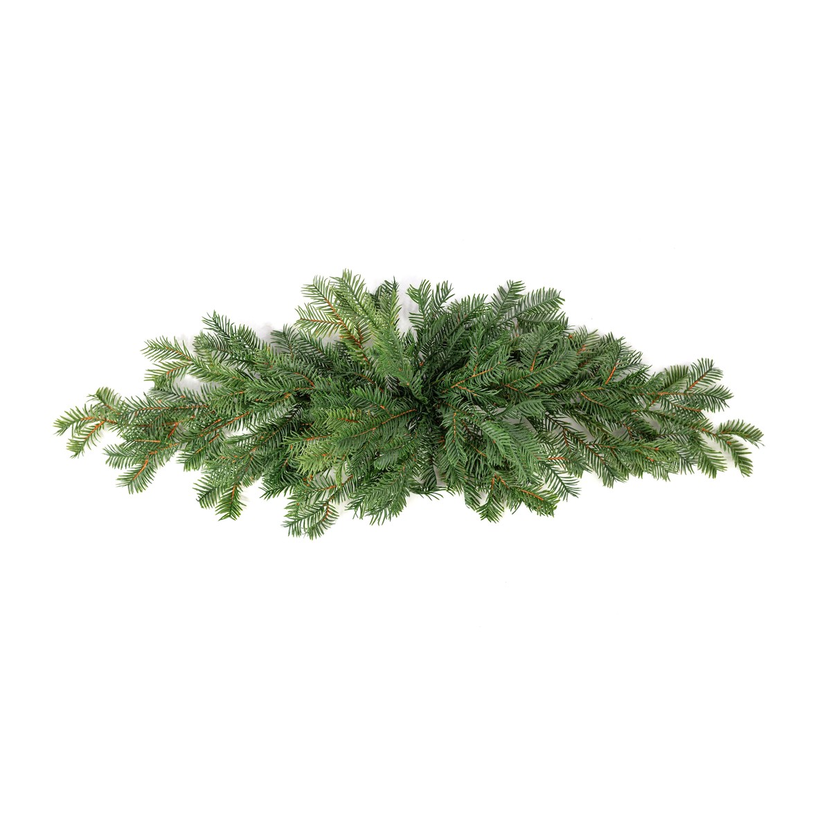 36" Real Touch Balsam Pine Swag: Two-Tone Green