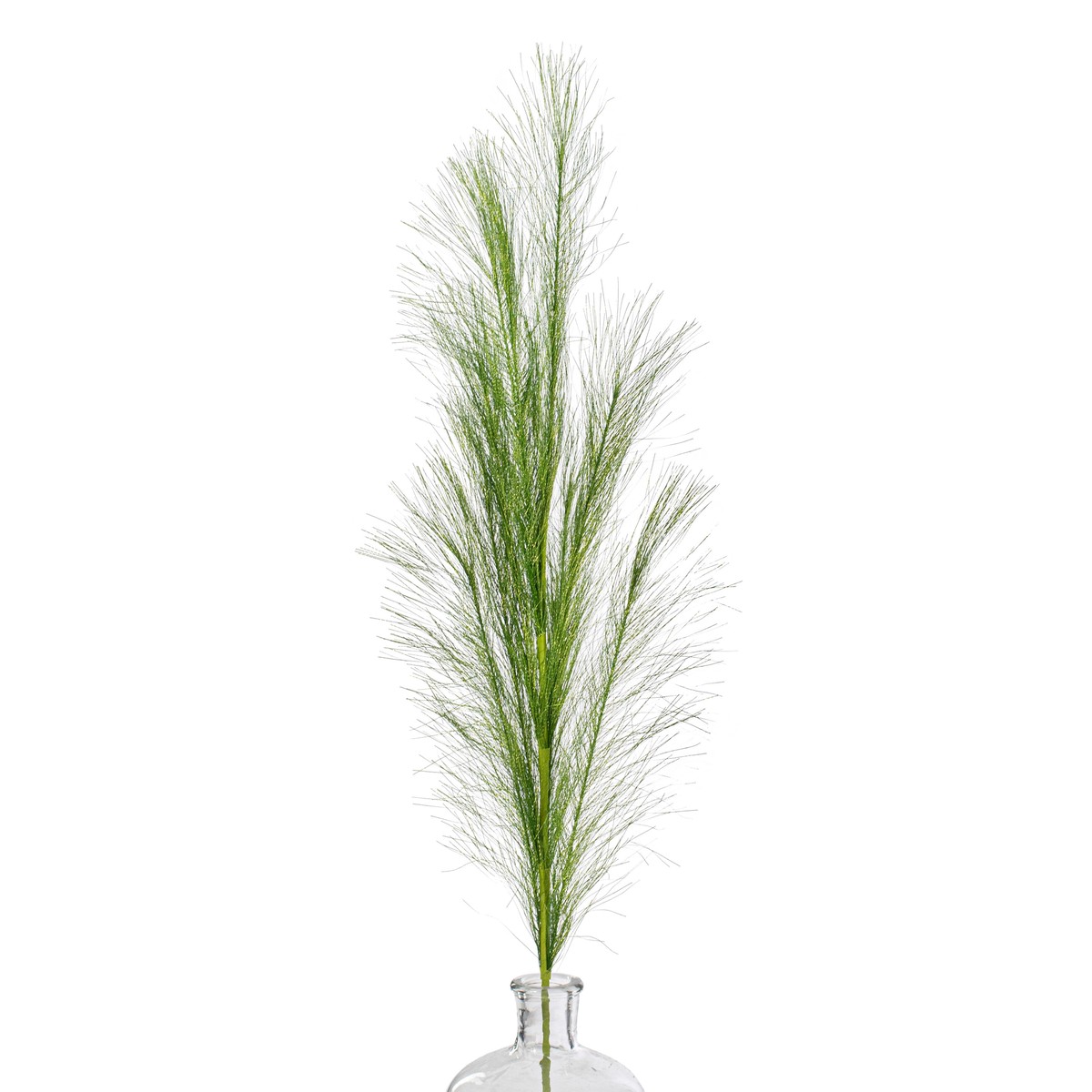 38" Metallic Pampas Grass Spray: Lime Green