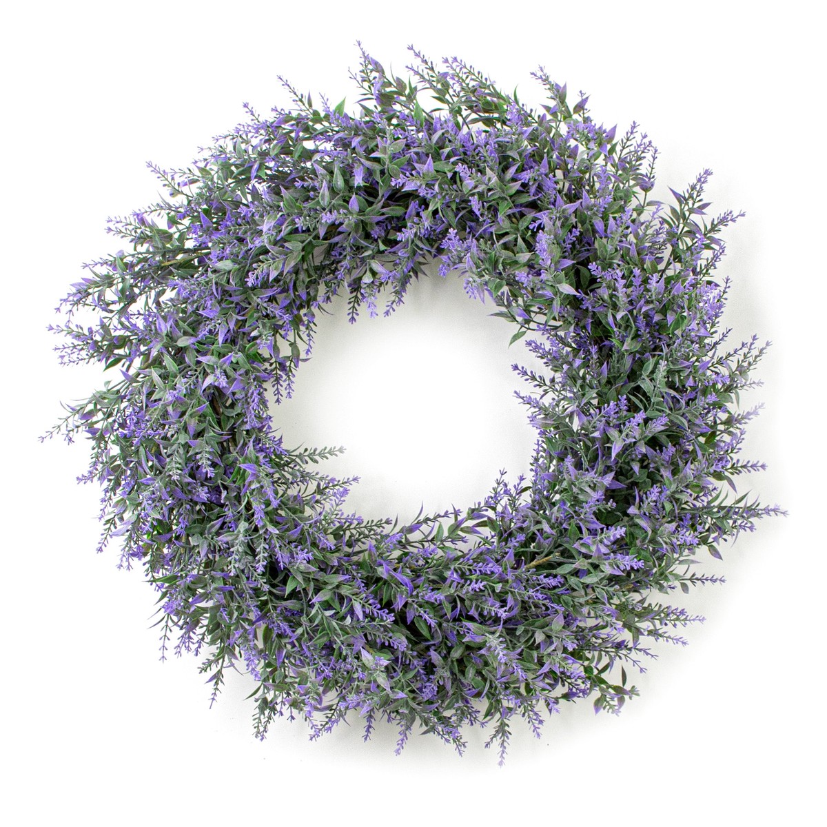 20" Lavender Wreath: Purple