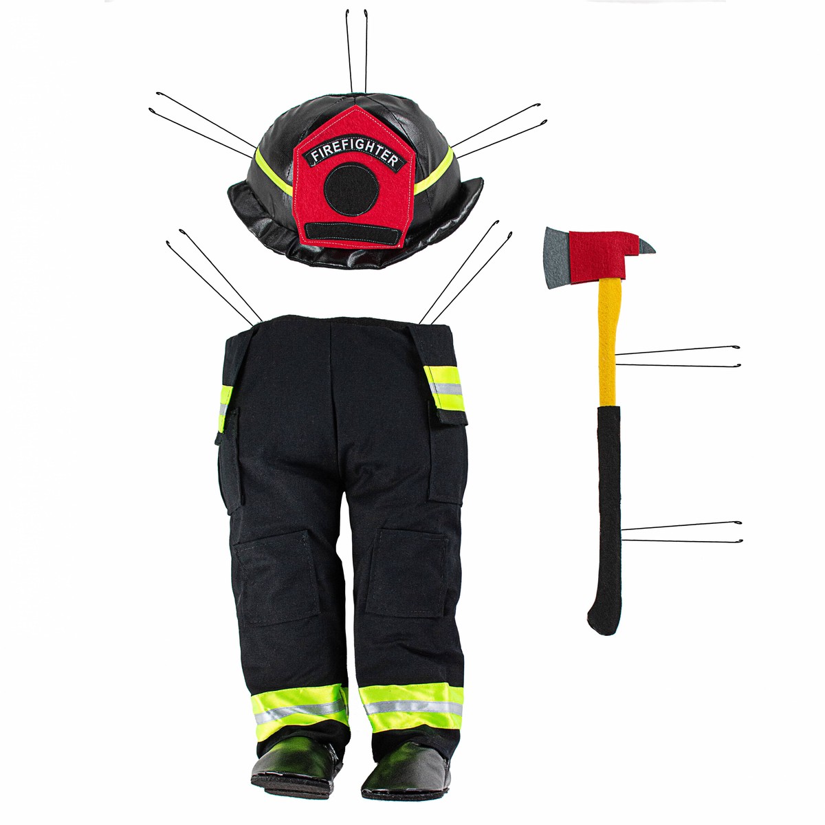 Firefighter Wreath Decorating Kit (3 Pieces)