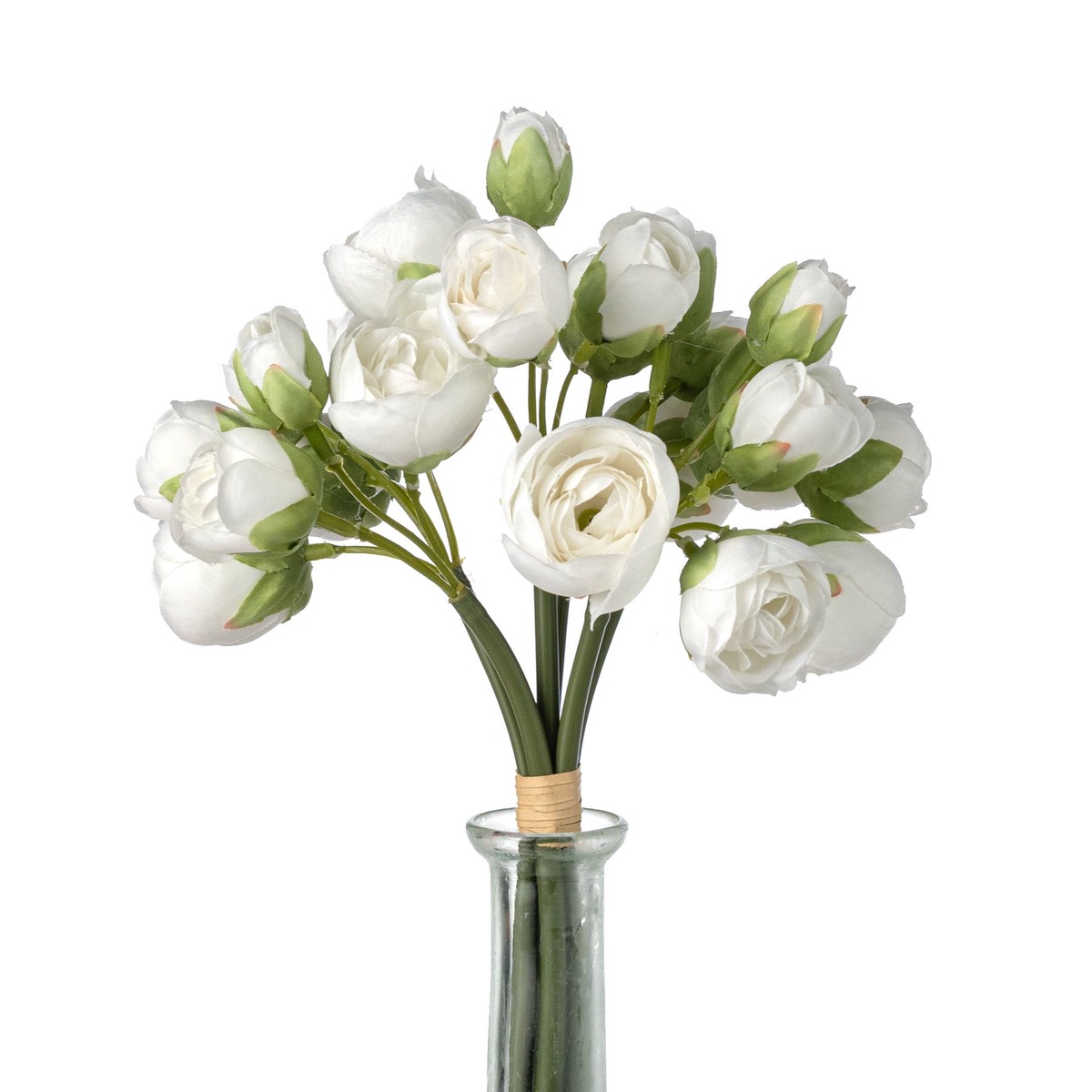 11" Mini Rose Bundle: White