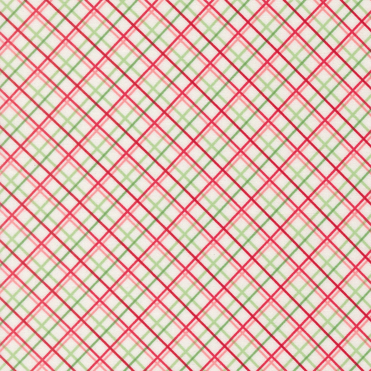Merrily on High ~ Pretty Plaid Paper ~ 43215 11 Snow