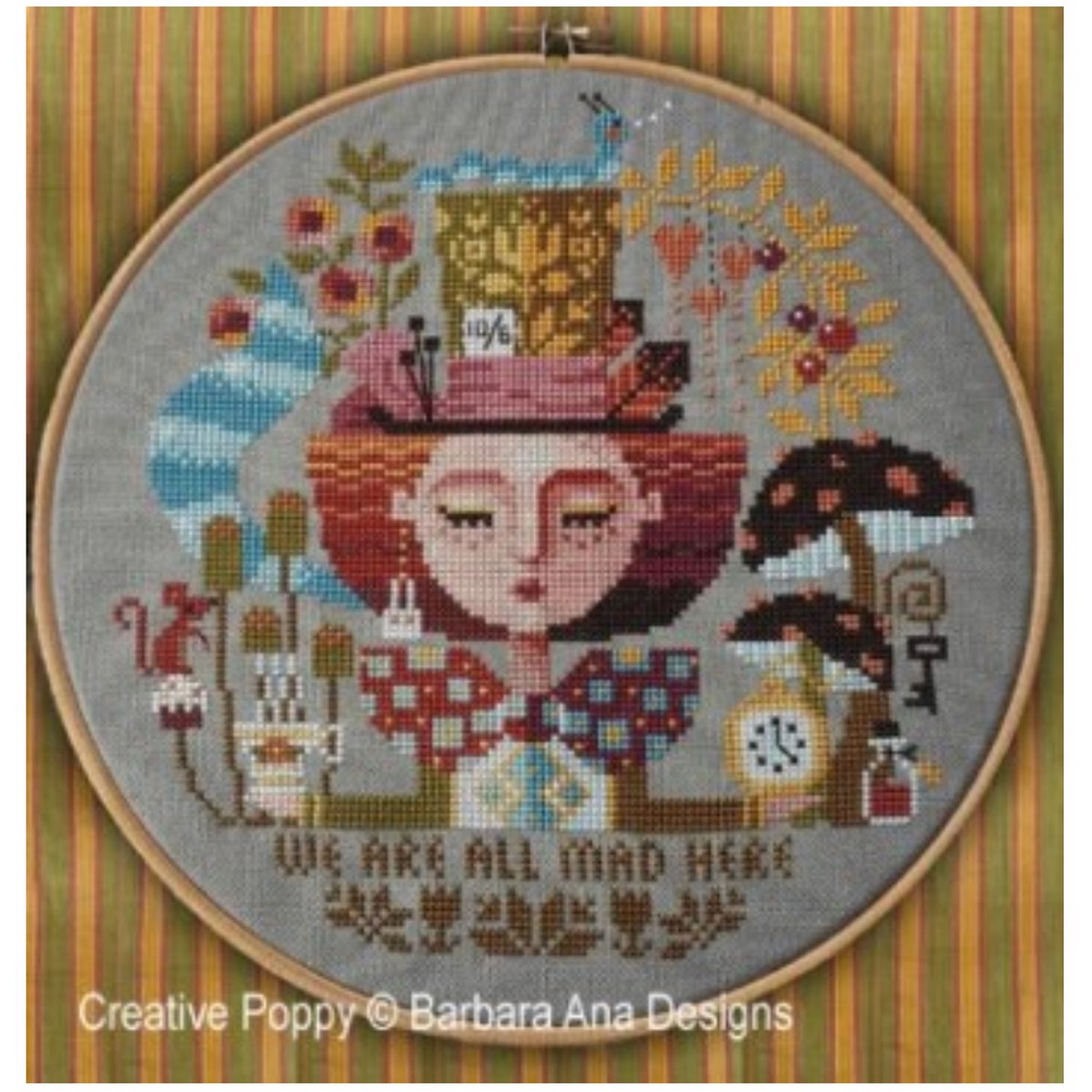 Barbara Ana ~ She Mad Hatter Dreams Pattern
