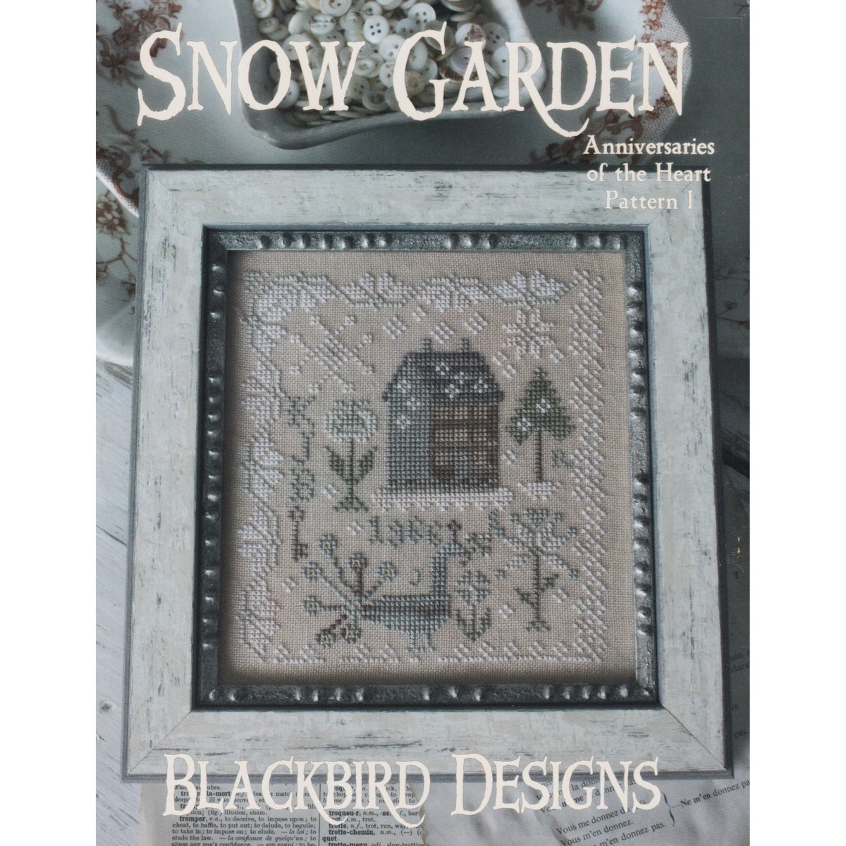 Blackbird Designs | Anniversaries of the Heart Pattern 1 ~ Snow Garden