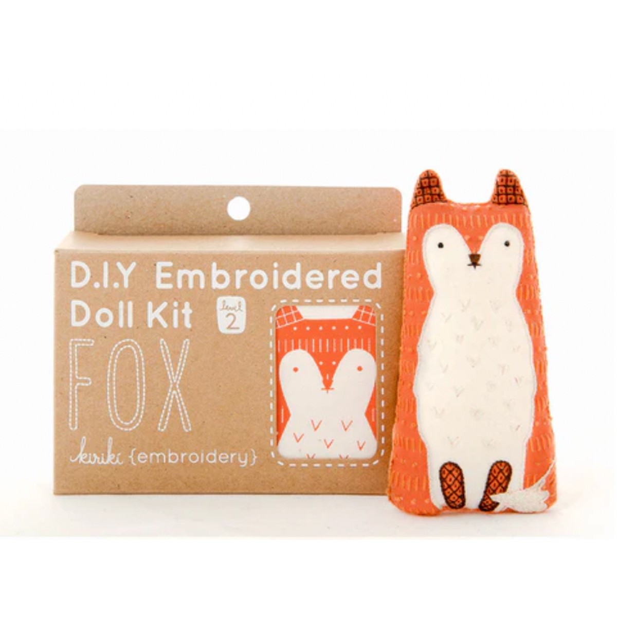 Kiriki Press ~ Fox Embroidery Kit