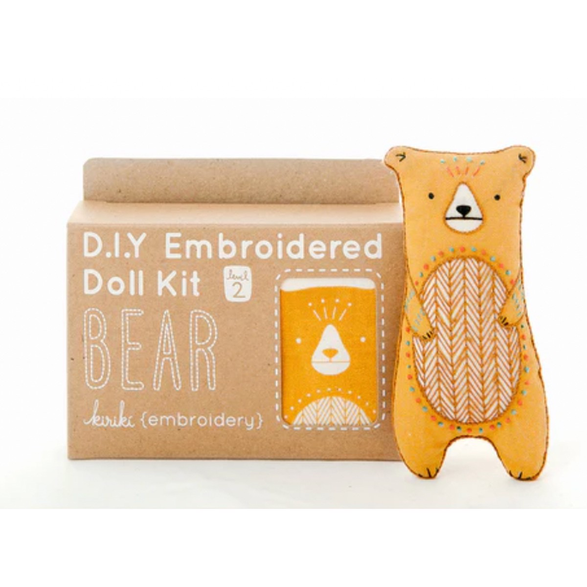 Kiriki Press ~ Bear Embroidery Kit