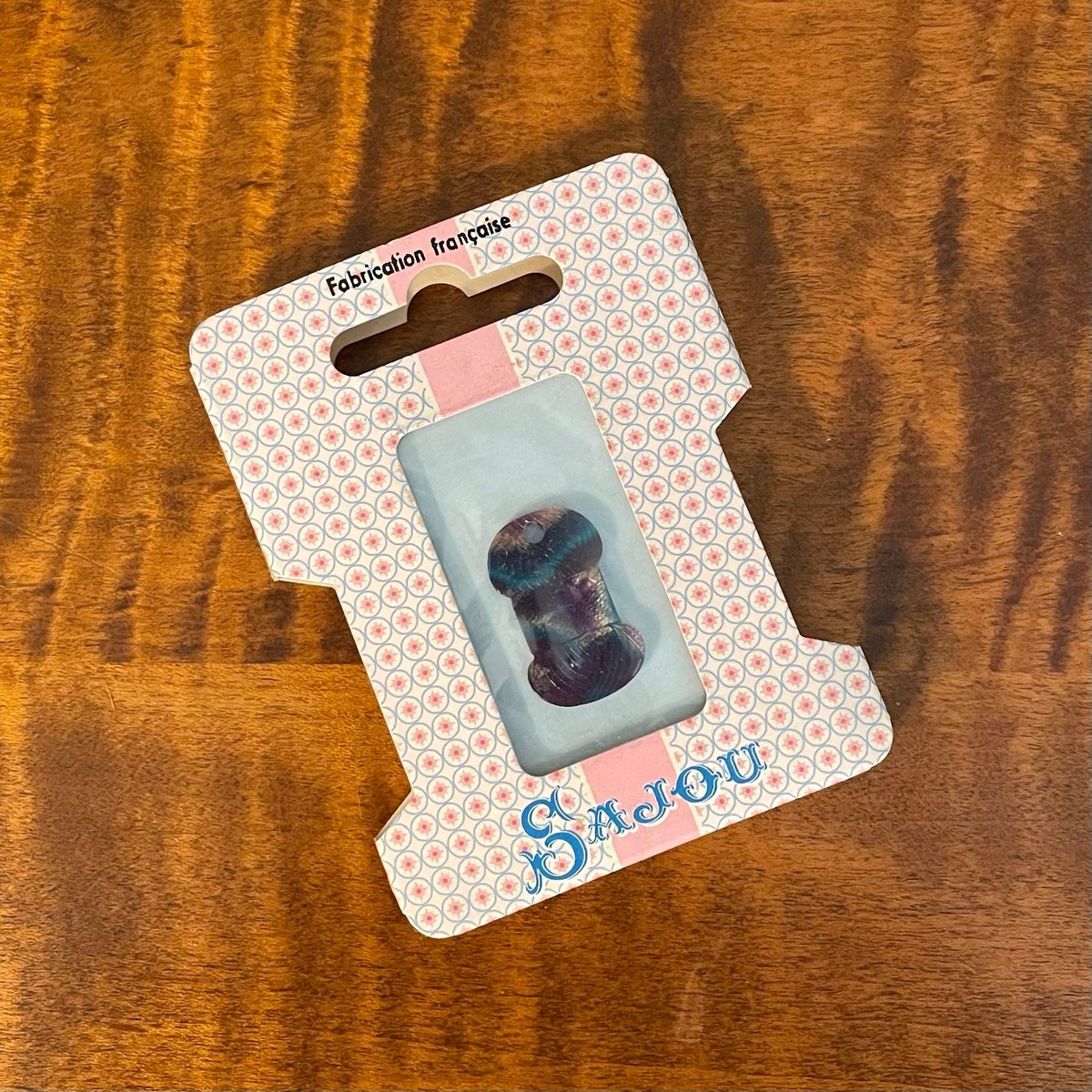 Sajou Mini Charm | Imitation Blue Onyx Ball of Wool