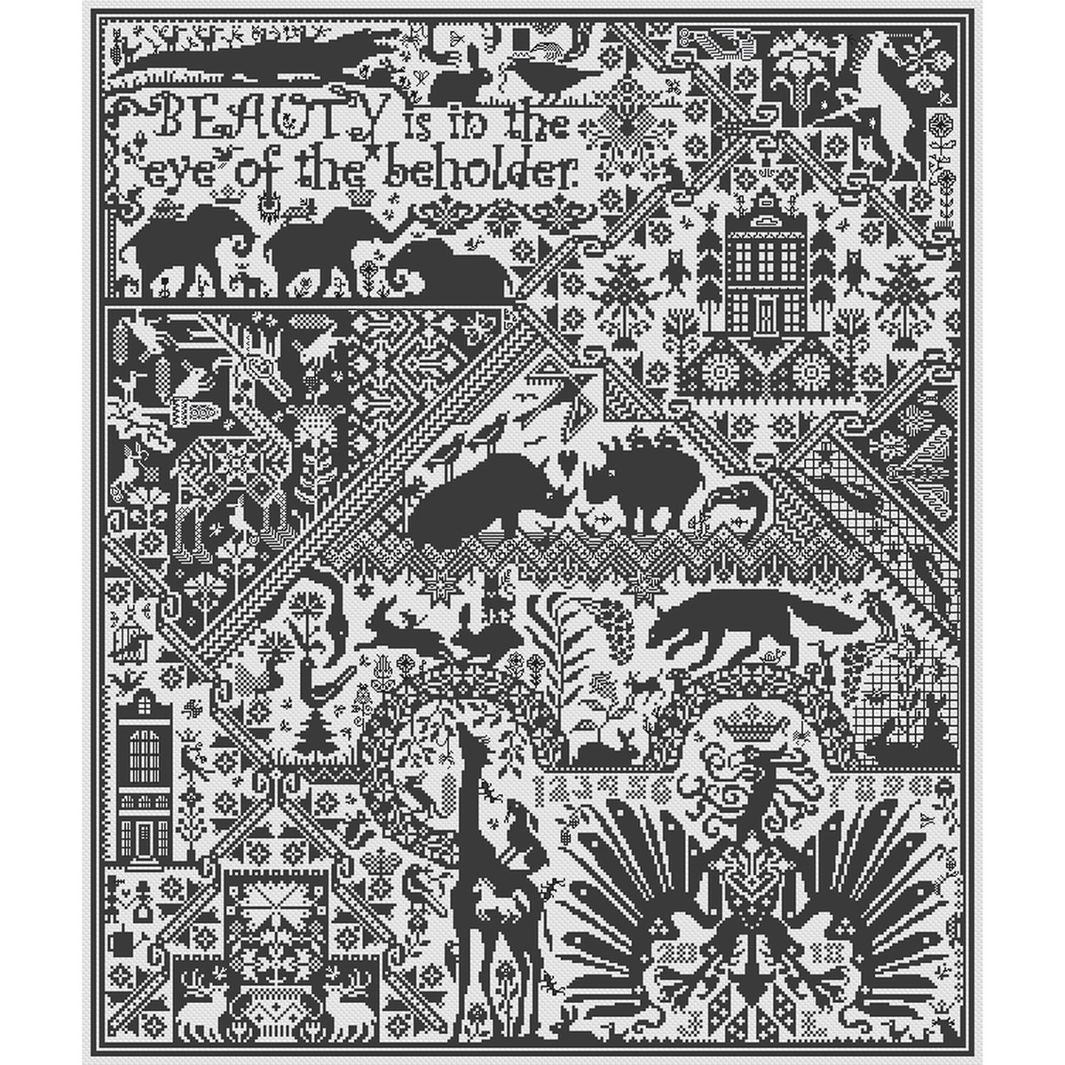 Lo & Behold Long Dog Samplers Pattern