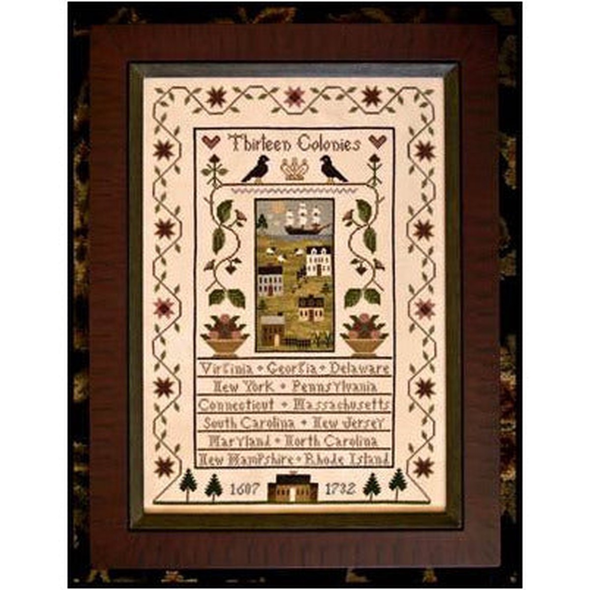 Little House Needleworks | Thirteen Colonies Pattern