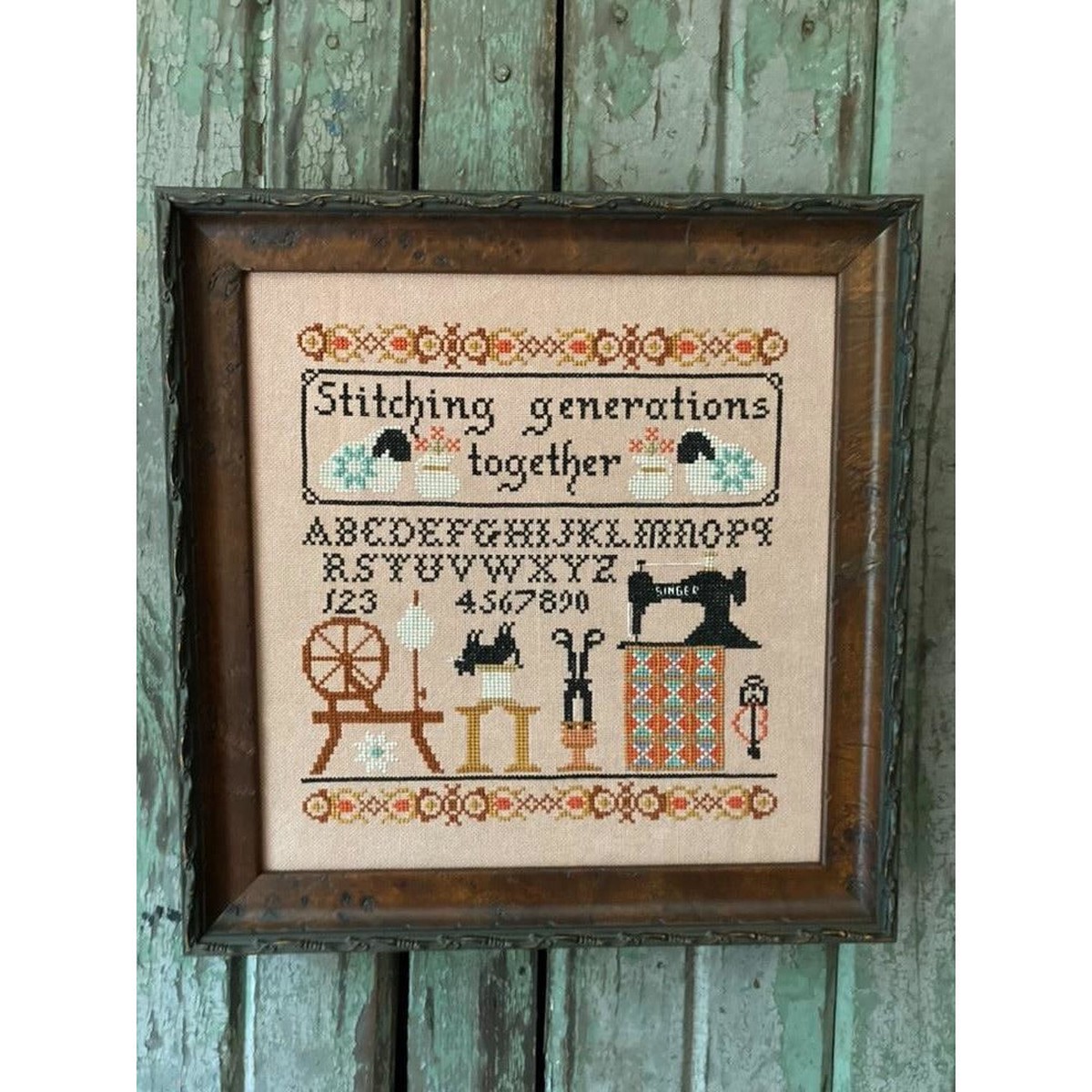 Twin Peak Primitives ~ Stitching Generations Together Pattern