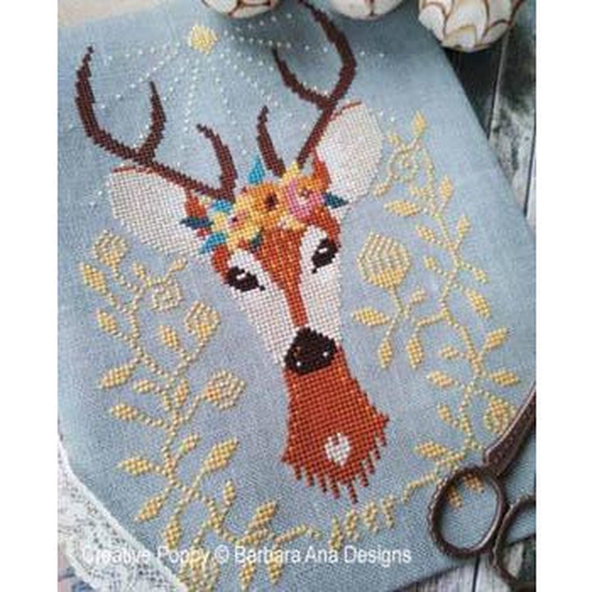 Little House Needleworks | Spring Deer Pattern