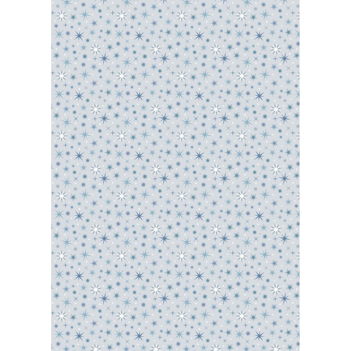A Winter's Moon ~ Twinkling Stars ~ A948 A Light Silver with Pearl