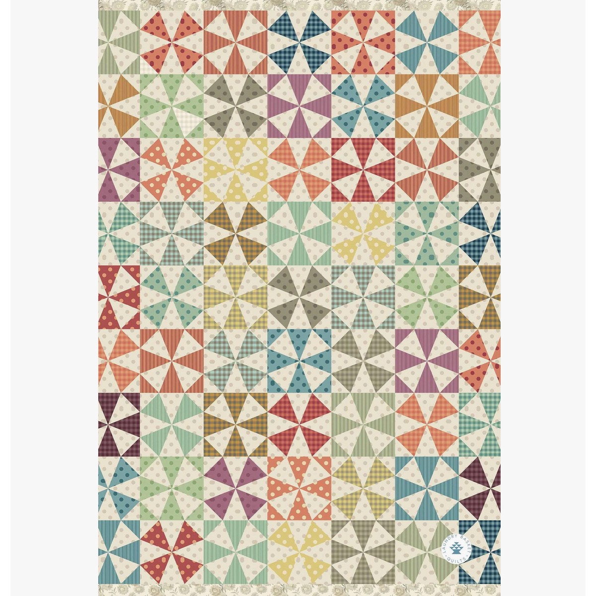 Laundry Basket Quilts | Kitchen Towel - Kitchen Towel - Color Way Quiltessential