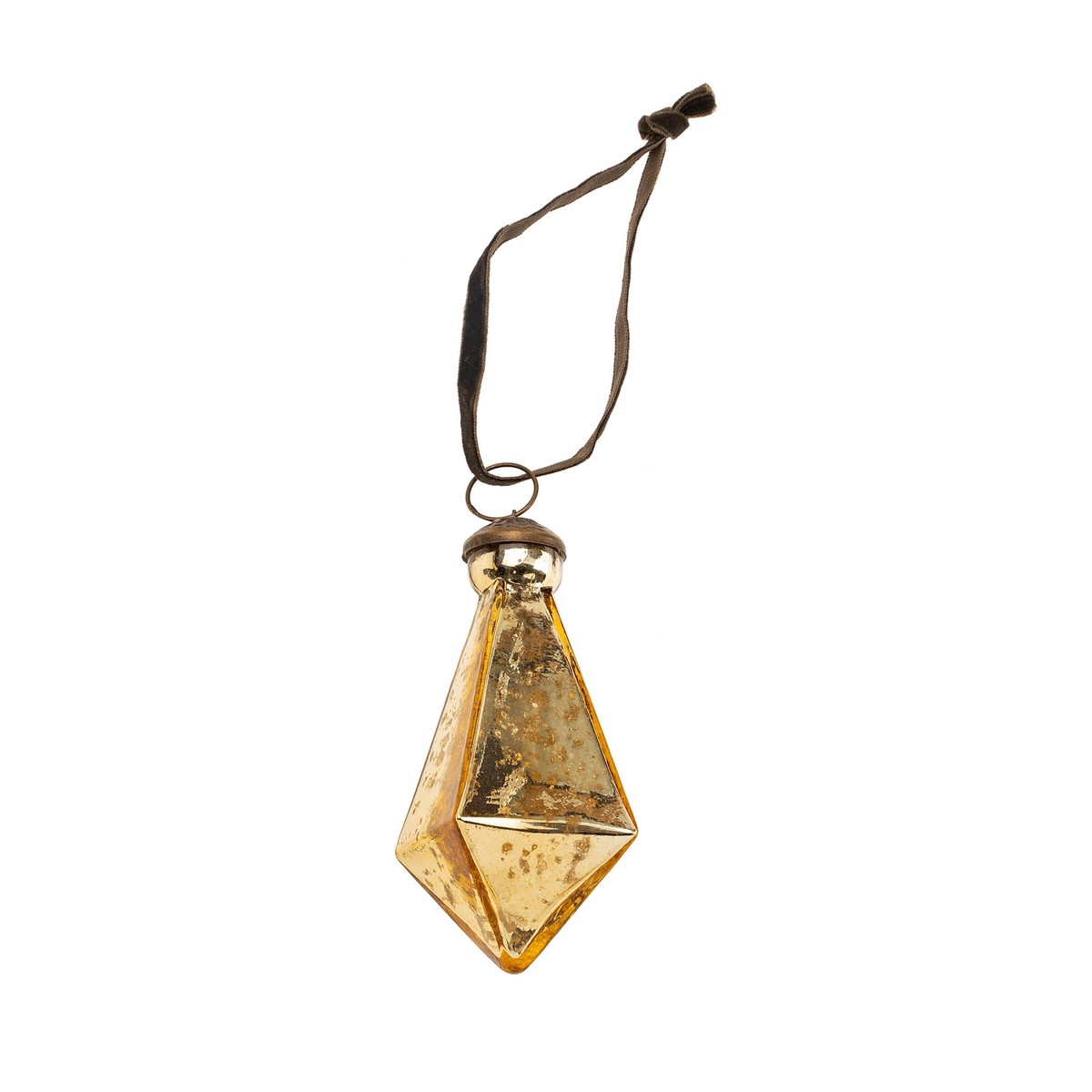 Gold Diamond Ornament - Large
