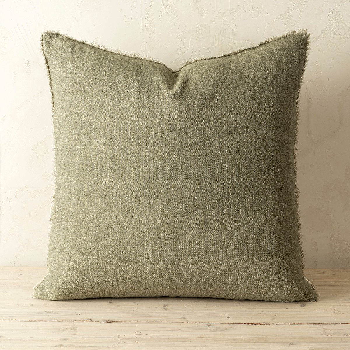 Lina Linen Pillow 20"x20" - Shadow