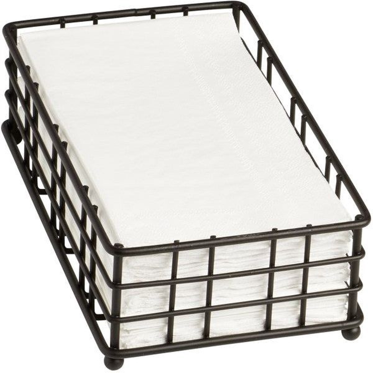 Black Wire Napkin Holder - Dinner