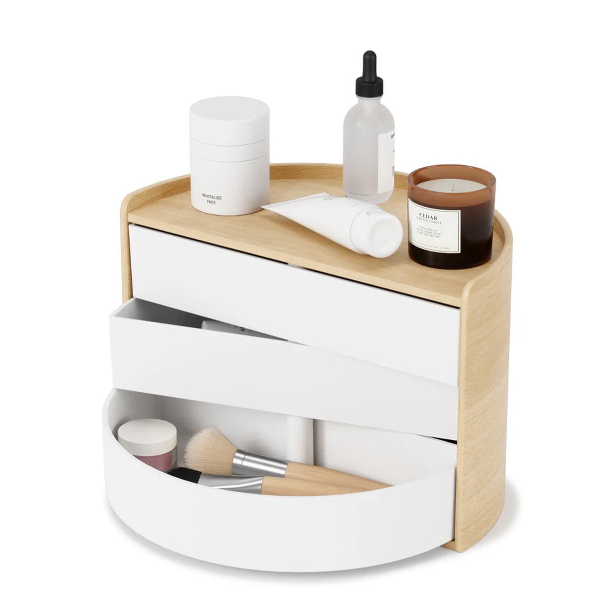 Moona White Storage Box