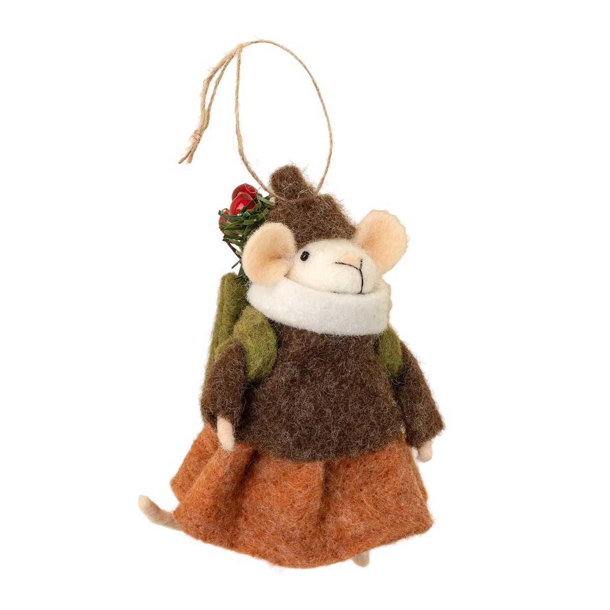 Evergreen Elsie Mouse Ornament