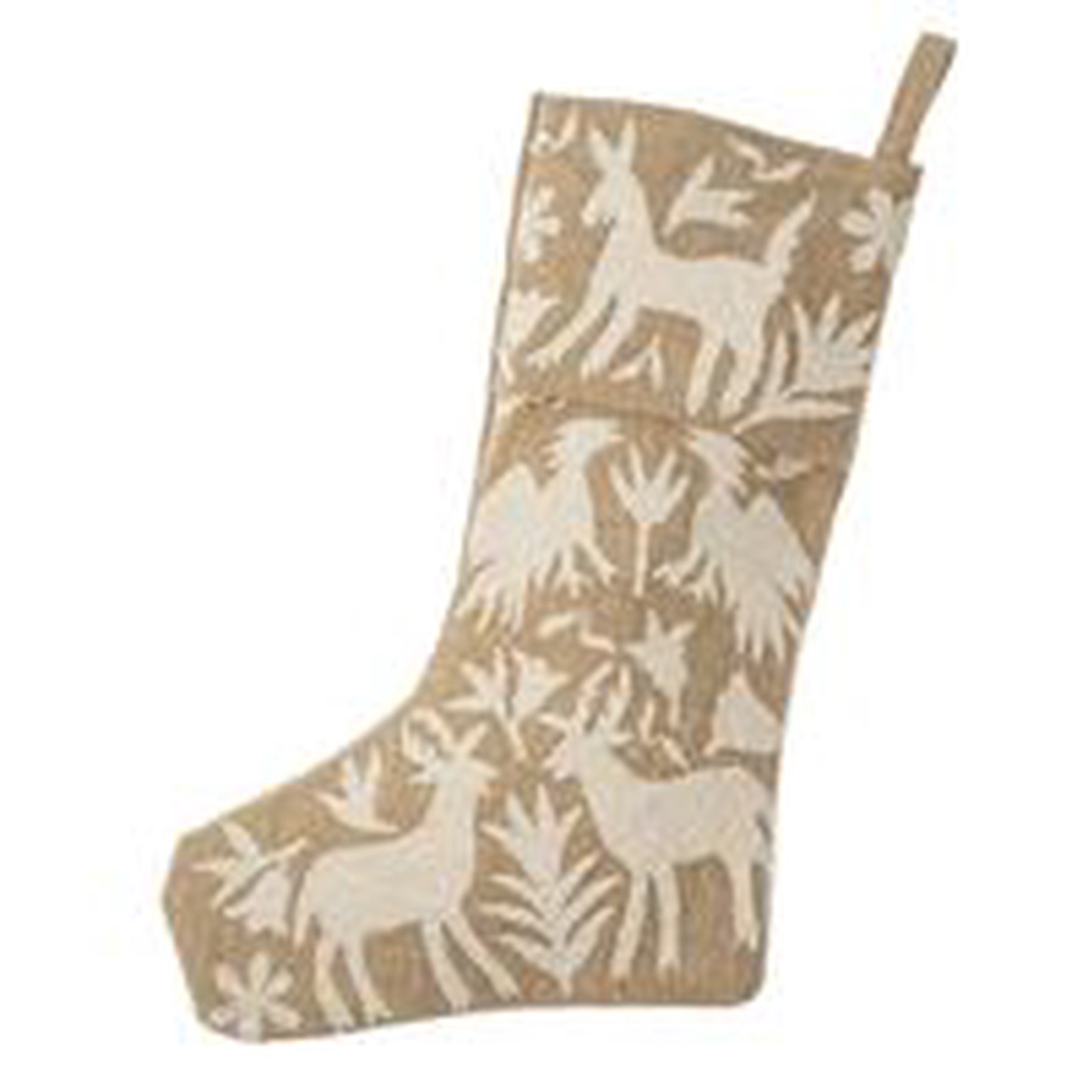 Folklore Stocking - Bisque