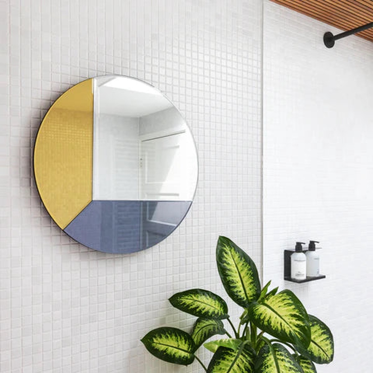 Mosaic Mirror - Gold