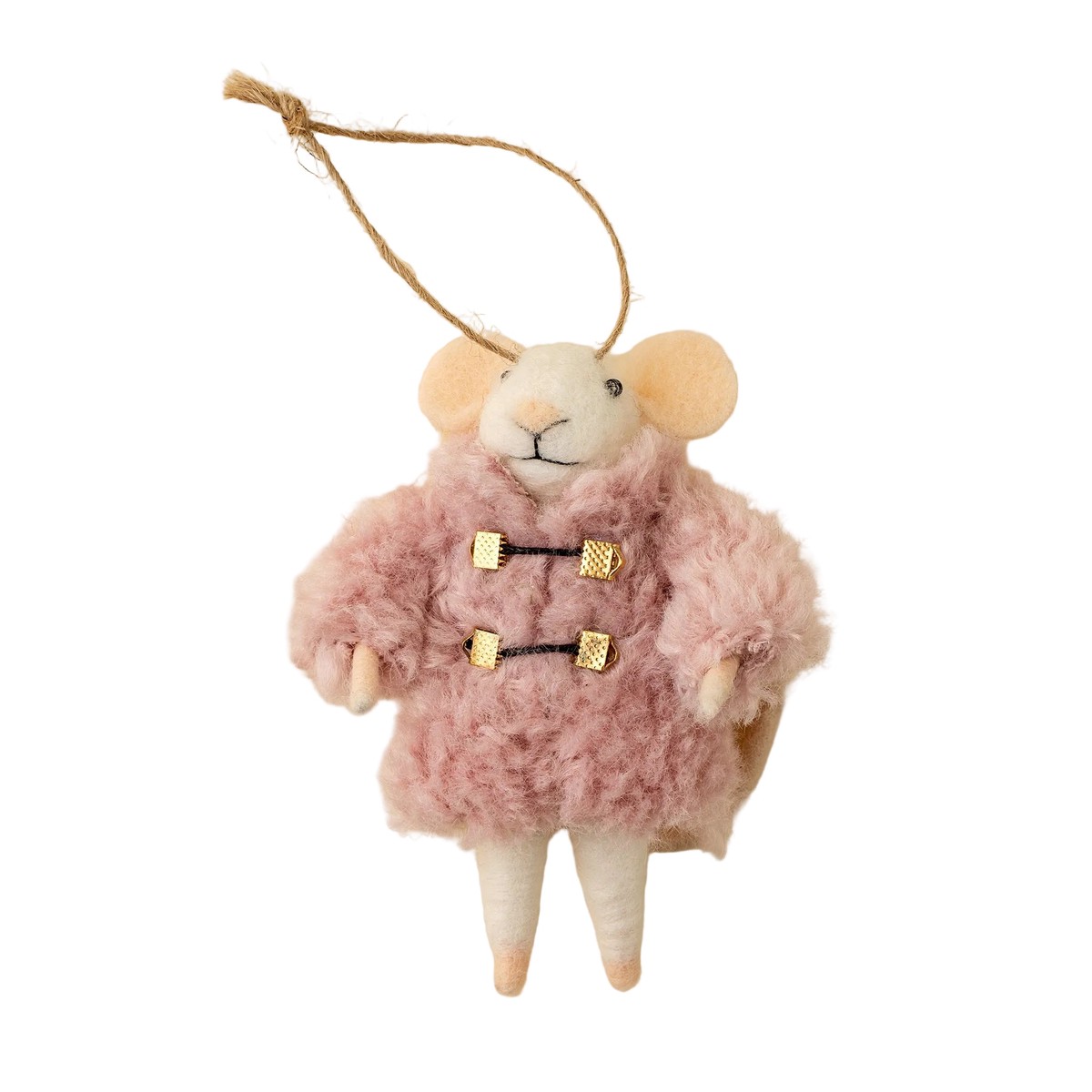 Cozy Clementine Mouse Ornament