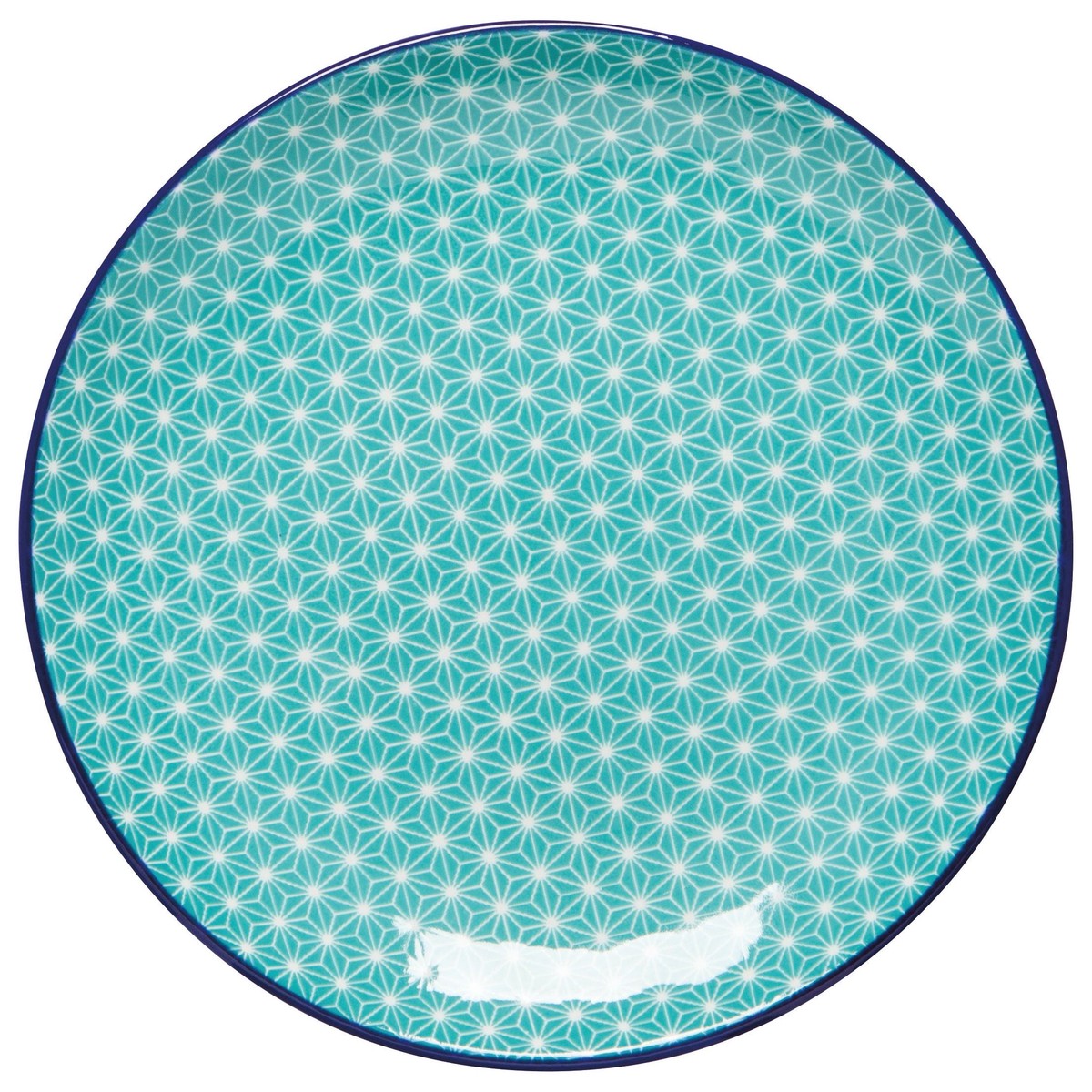 Appetizer Plate - Aqua Stars