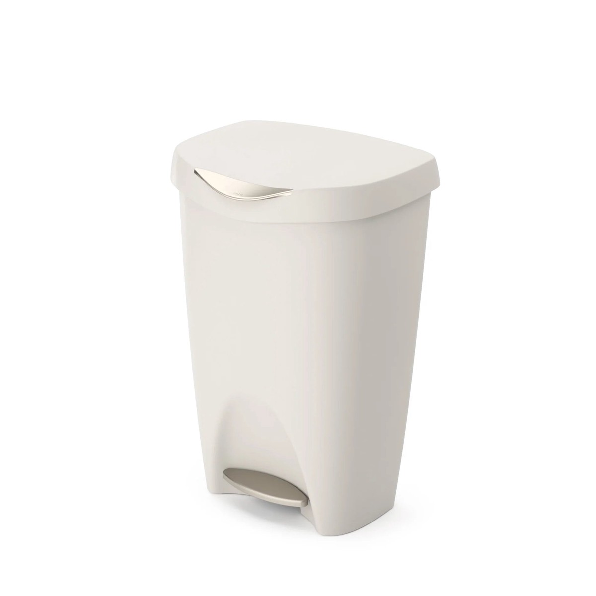 Brim Step Garbage Can - Sand