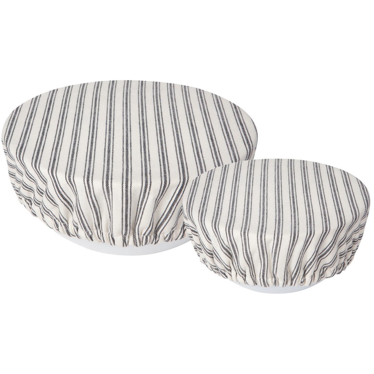 Reusable Bowl Cover Set - Ticking Stripe