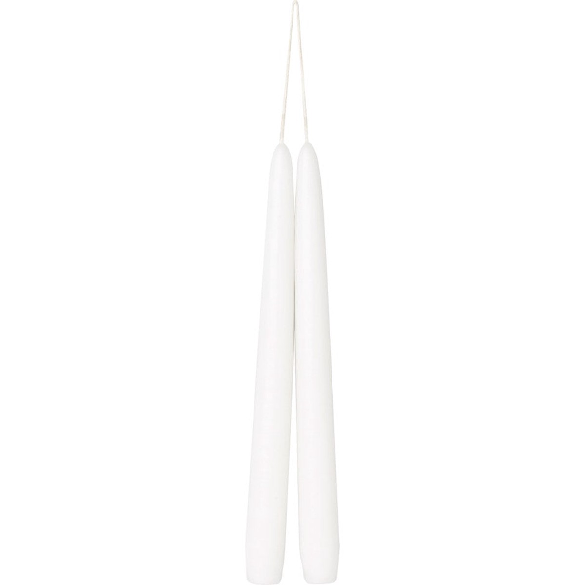 Taper Candle Pair - White