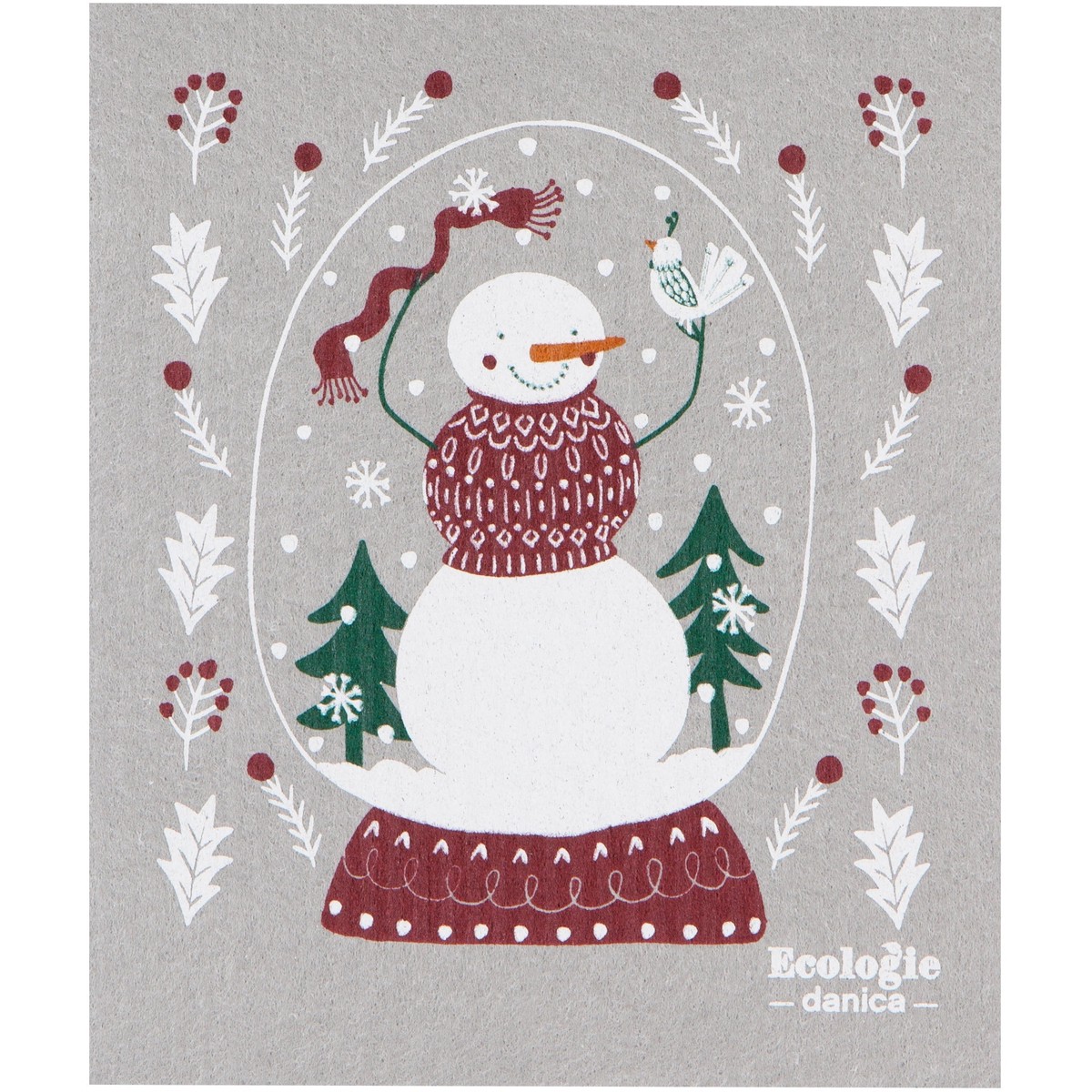 Swedish Dishcloth Snowfolk