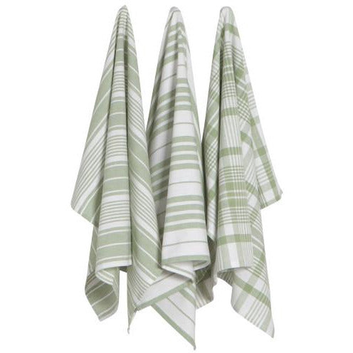 Jumbo Dishtowel set in Sage